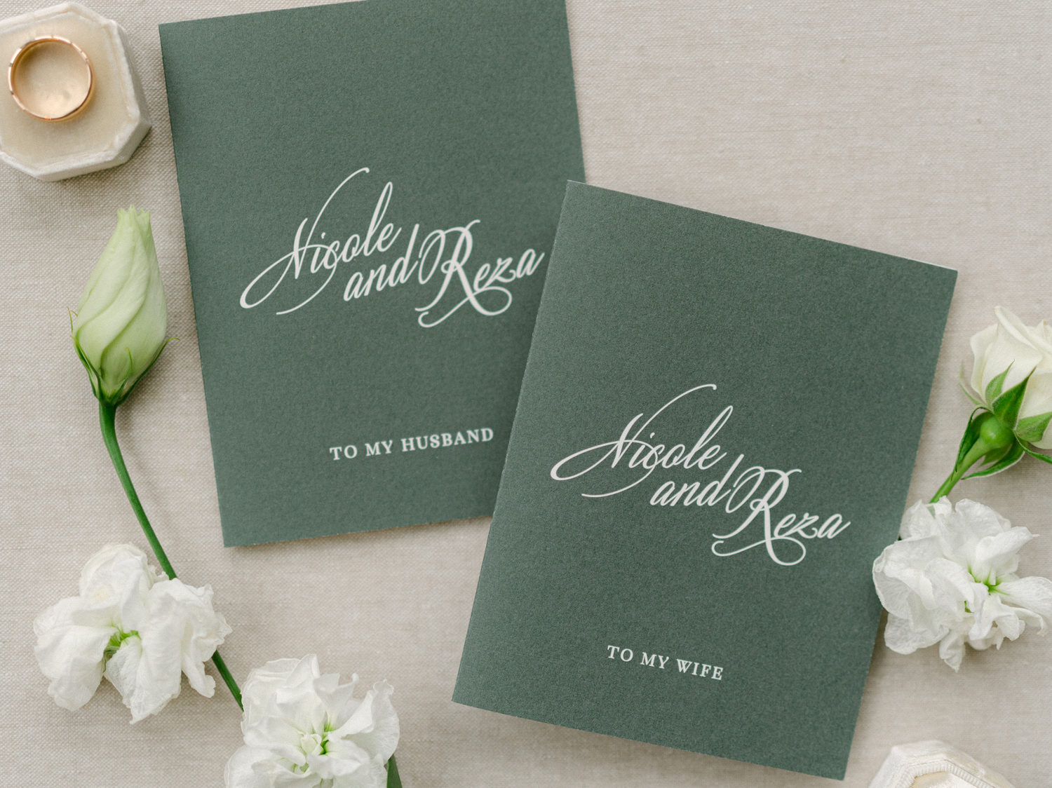 Personal Wedding Vow Books